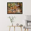 (Big Size)Deer In The Forest - 11CT Stamped Cross Stitch - 60*45cm - Animal
