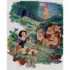 Snow White And The Dwarfs - 11CT Stamped Cross Stitch - 40*50cm - Disney