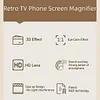 📺Mobiltelefon Nagy&iacute;t&oacute; - Retro 3D HD TV Erős&iacute;tő