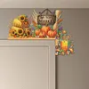 (US Local)Harvest Pumpkin Diamond Art Door Right Angle Sign for Indoor Outdoor Wall