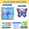 Pre-Framed DIY 3D Flapping Butterfly Diamond Painting Art Craft Kit Living Room Decor(20x20cm)