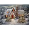 Christmas House - Full Round/Square Diamond Painting