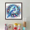 Garland Blue Tit-11CT Stamped Cross Stitch 40*40cm/15.75*15.75in