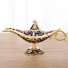  Classical Aladdin Magical Lamp, Retro Magical Wishing Ornament, Tabletop Decoration with Finely Polished Surfaces for Home, Party