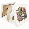 5D DIY Partial Special Shaped Drill Diamond Painting Bird Home With Frame Kit 19.2x19.2cm