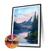 Diamond Painting-DIY Full Round Drill Mountain Lake