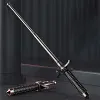 Quenching process self-defense telescopic stick swing stick hand guard block knife block swing stick three-section stick alloy steel