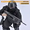 Plastic multi-accessory military model 12-inch jungle sniper with Barrett 1/6 soldier