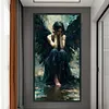 (Big Size)Fallen Angel - 11CT Stamped Cross Stitch - 40*70cm - Halloween