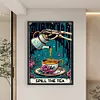 Halloween Teacup-11CT Stamped Cross Stitch 50*70cm/19.69*27.56in(Big Size)