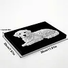 (20x30cm)DIY Dog Framed Handmade Pearl Painting Art Craft Kit Living Home Decor