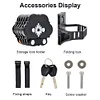 Folding Bike Chain Lock Anti-Theft Bicycle Foldable Lock for Bicycle Accessories