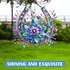 (US Local)Acrylic Special Shape Flowers Horseshoe 5D DIY Diamond Painting Dots Pendant