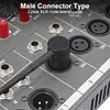 Male/Female 3 Pin Compact XLR Microphone Solder Adapter Connector with Wrench