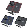 2-in-1 Anti-Slip Wireless Charging Mat with Phone Holder Wireless Charging Pad for Car 360 Degree Rotation Fit for iPhone 17/16/15/14/13/12 Pro for Android