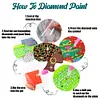 8Pcs Diamond Painting Acrylic Indian Woman Coasters with Holder for Beginner