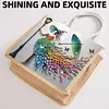 Diamond Painting Colorful Skirt Lady Tote Bag Handbag