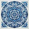 (Multi-Style) Blue And White Porcelain-14CT Stamped Cross Stitch 40*40cm/15.75*15.75in