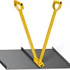 [US Local Warehouse] 2-in-1 Standing Seam Roof Hand Seamer Color Steel Tile Manual Bite Plier 90 &180 Double Fold Mechanical Lock Jaw Width 6 Inches Designed for Roofers