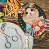 Acrylic Fairy Cat Embroidery Floss Row Line Board Craft Cross Stitch Thread Holder
