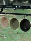 4Pcs 300ml Outdoor Sierra Bowl Stainless Steel Tableware for Backpacking Hiking