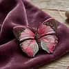 DIY Embroidery Sewing Craft Brooch Clothes Decoration Embroidery Butterfly Lapel Pin for Backpack Pants T-Shirt Jacket Bags Dress Jeans