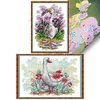 【Limited Stock Sale】(2pcs) Gooses-14CT Stamped Cross Stitch 30*21cm(Bundle Sale)