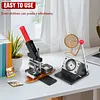 [US Local Warehouse] 50x50mm Square Magnet Maker Machine with 100 Sets Materials Fridge DIY Photo Magnet Making Machine for Crafting Home Use Business