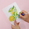12pcs Drink 5D DIY Square Drill Diamond Painting Kits for Adults Beginners Home Decor Diamonds Paintings Gem Art 5.91x7.09in