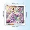Lily Dancing Girl-Partial Special Shaped Diamond painting 30*30CM