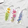 3Pcs Special Shape Flowers Diamond Painting Bookmark with Pendant for Book Lover
