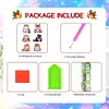 (US Local)6Pcs Acrylic Cats 5D Diamond Painting Fridge Magnet for Adults Beginners Craft Kit