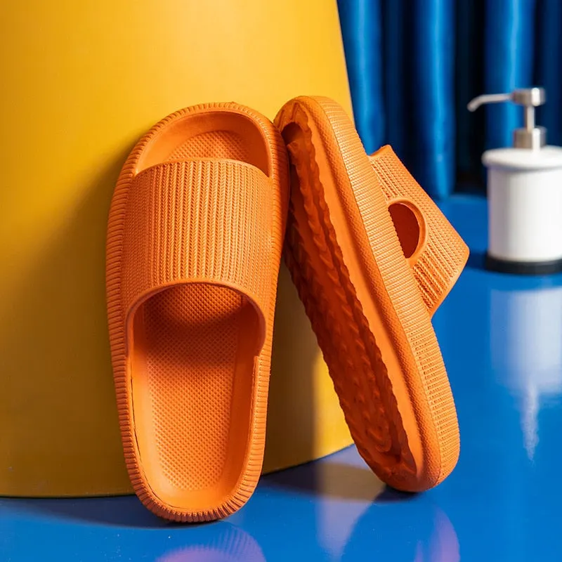 Man Women Slipper Quick-Drying Thickened Non-Slip Sandals Thick Sole House Slippers Bathroom Footwear Summer Beach Sandal
