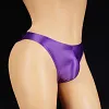 New large size shiny, smooth and cool low-waisted U-convex sexy underwear