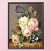 Flowers - 11CT Stamped 3 Strands Cross Stitch 50*40cm/19.69*15.75in