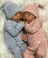 17" Sweet Sleeping Dreams Reborn Twins Boy and Girl Maren & Emmarie Truly Baby Doll Toy, Birthday Gift - RBBI-Myrebornbabydoll&reg; Myrebornbabydoll&reg;