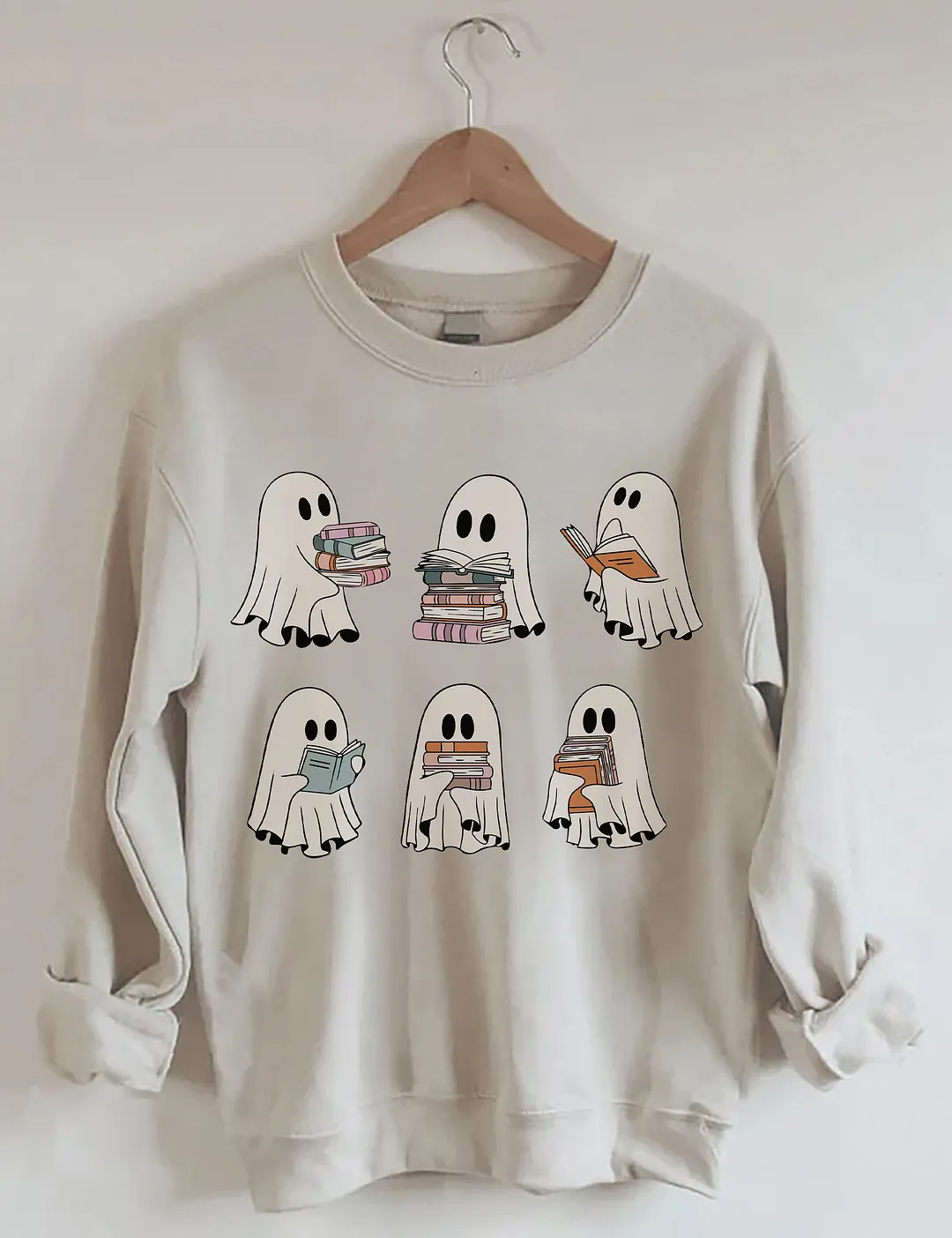 Ghost Reading Sweatshirt