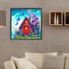 >SALE<5D DIY Full Round Drill Diamond Painting Chalet Decor 40x40cm
