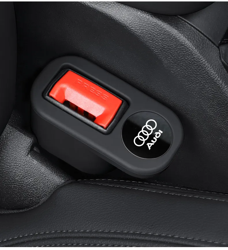 Car Seat Belt Socket Protector Silicone Cover Fixer