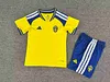 2026 Kids Size Sweden National Team Home Football Shirt 1:1 Thai Quality