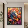 >SALE<Full Embroidery Eco-cotton Thread 11CT Print Flower Dragon Cross Stitch 50x60cm