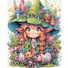 (US Local)Girl -Full Round Diamond Painting(40x50cm)