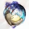 Totoro-Paint by Numbers Acrylic Painting 20*20cm