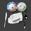 6/8Pcs Diy Diamonds Painting Coasters Cartoon Cup
