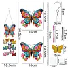 DIY Diamond Painting Double Sided 3D Wind Chime Flower Butterfly Pendant Hanging Kits