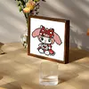 16pcs Cartoon DIY Mini Round Diamond Painting for Table Decor No Frame15x15cm
