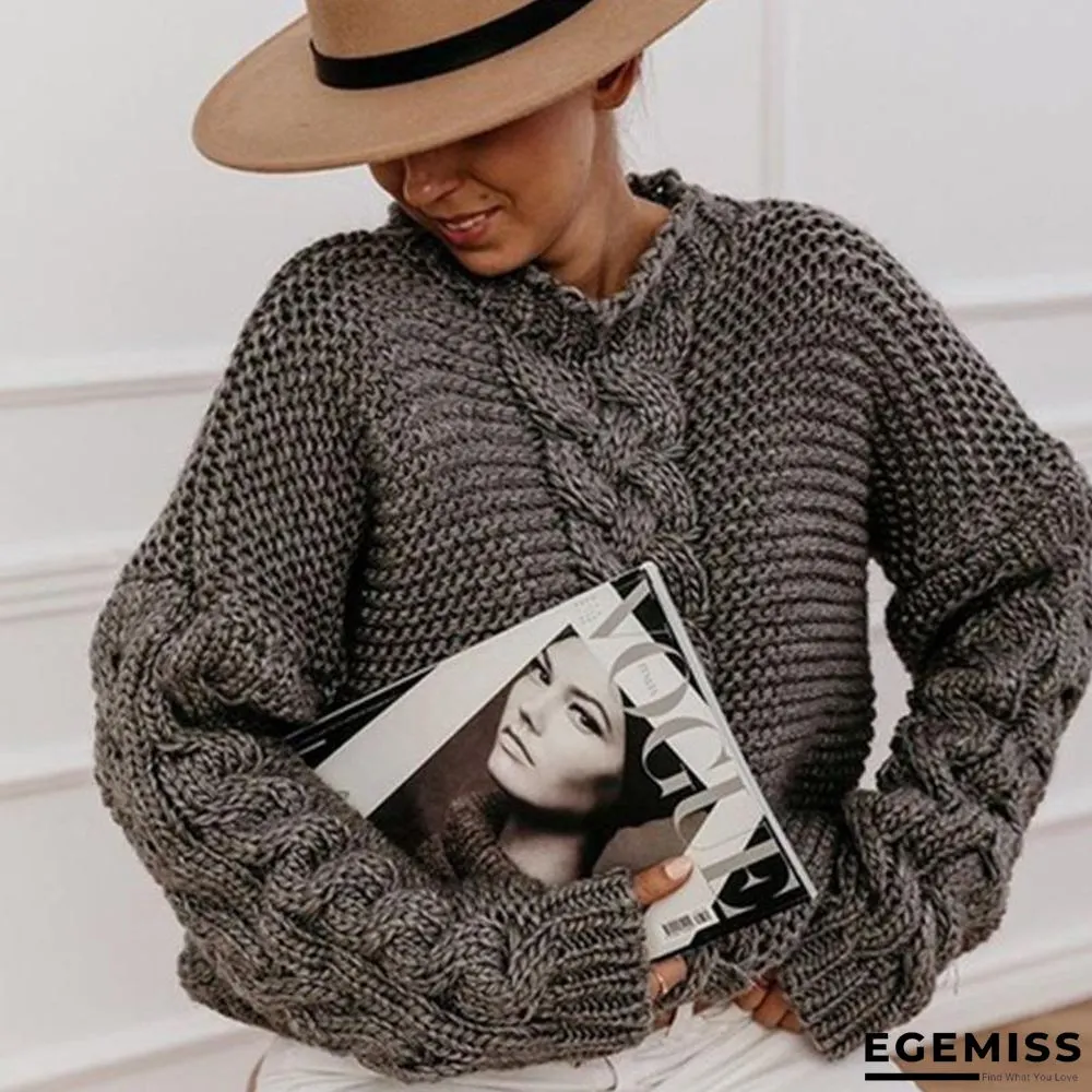 Europe and America Knitted Coat Knitted Sweater In Autumn and Winter | EGEMISS