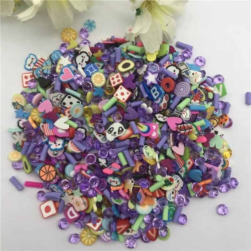 20g mixing Snow  for Resin DIY Supplies Nails Art Polymer Clear Clay accessories DIY Sequins scrapbook shakes Craft