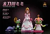 Princess Mimi Tachikawa, Princess Palmon, Gekomon & Otamamon - Digimon Resin Statue - MIMAN Studios