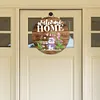 >SALE<12pcs 2D Flat DIY Diamond Art Pendant Cartoon Animal Home Garden Door Wall Decor